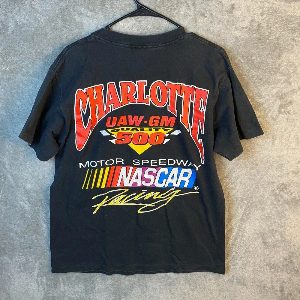 Vintage NASCAR UAW-GM Quality 500 Charlotte Motor Speedway Shirt Large Belton US